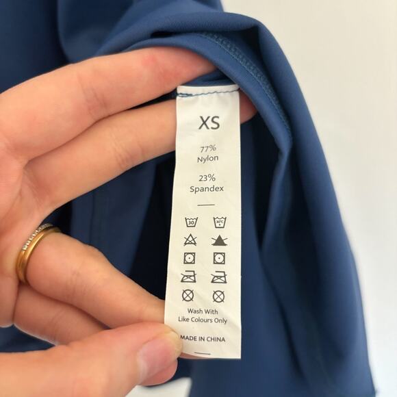 NWT Halara Softlyzero Navy Exercise Dress - Picture 9 of 9